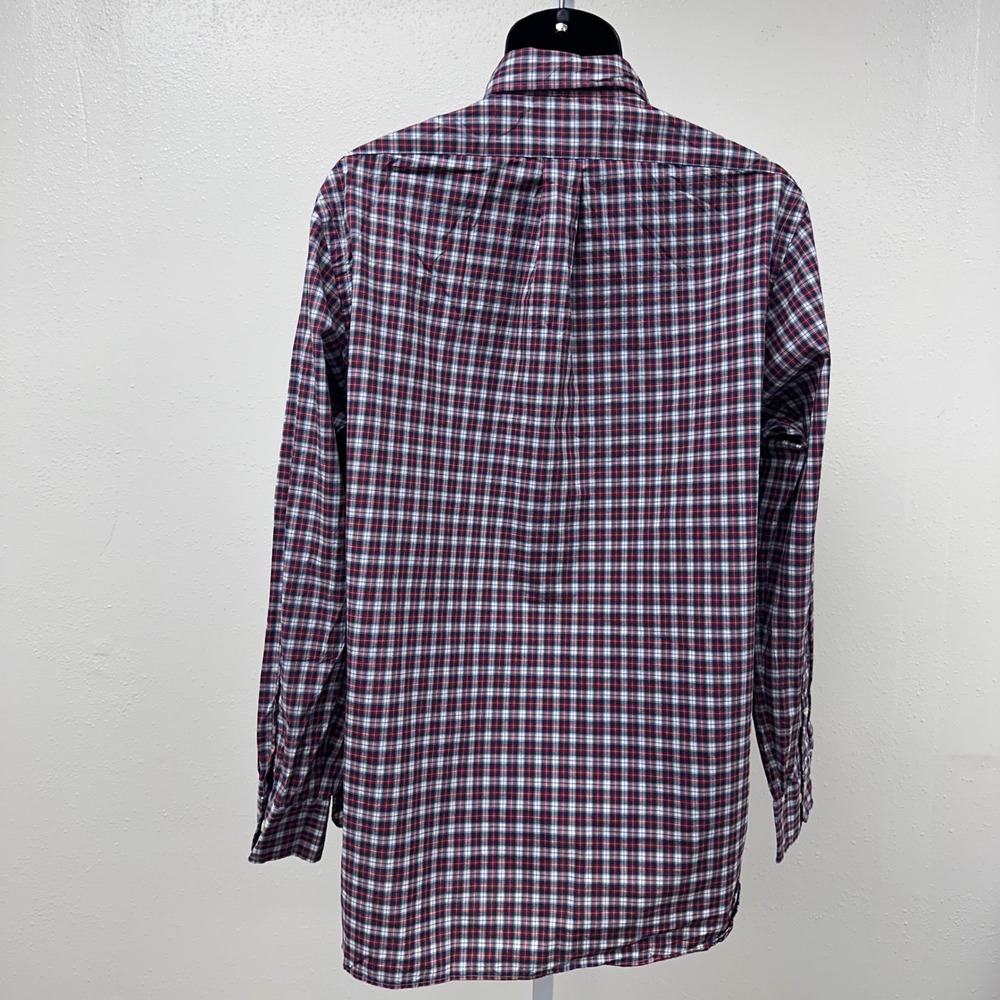 Ralph Lauren Plaid Button Down Shirt Long Sleeve Classic Fit Size 17 - Picture 8 of 12